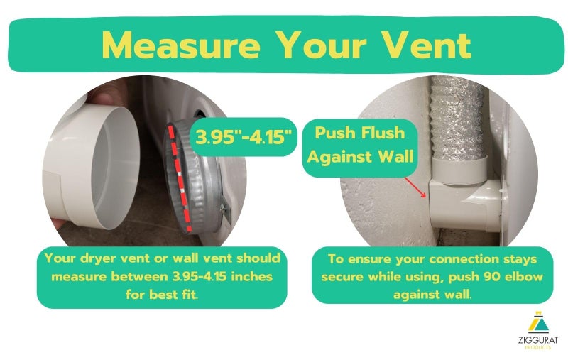 ZIGGURAT PRODUCTS STV-M Space-Saving Dryer Vent â€“ Airtight Seal, Durable Build, Complete Duct Connection Kit â€“ Designed for Tight Spaces by Ziggurat - Image 4